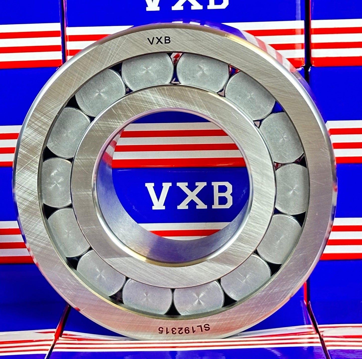 SL192315 Sheave Bearing 2 Rows Full Complement Bearings with Inner Ring 75x160x55mm - VXB Ball Bearings