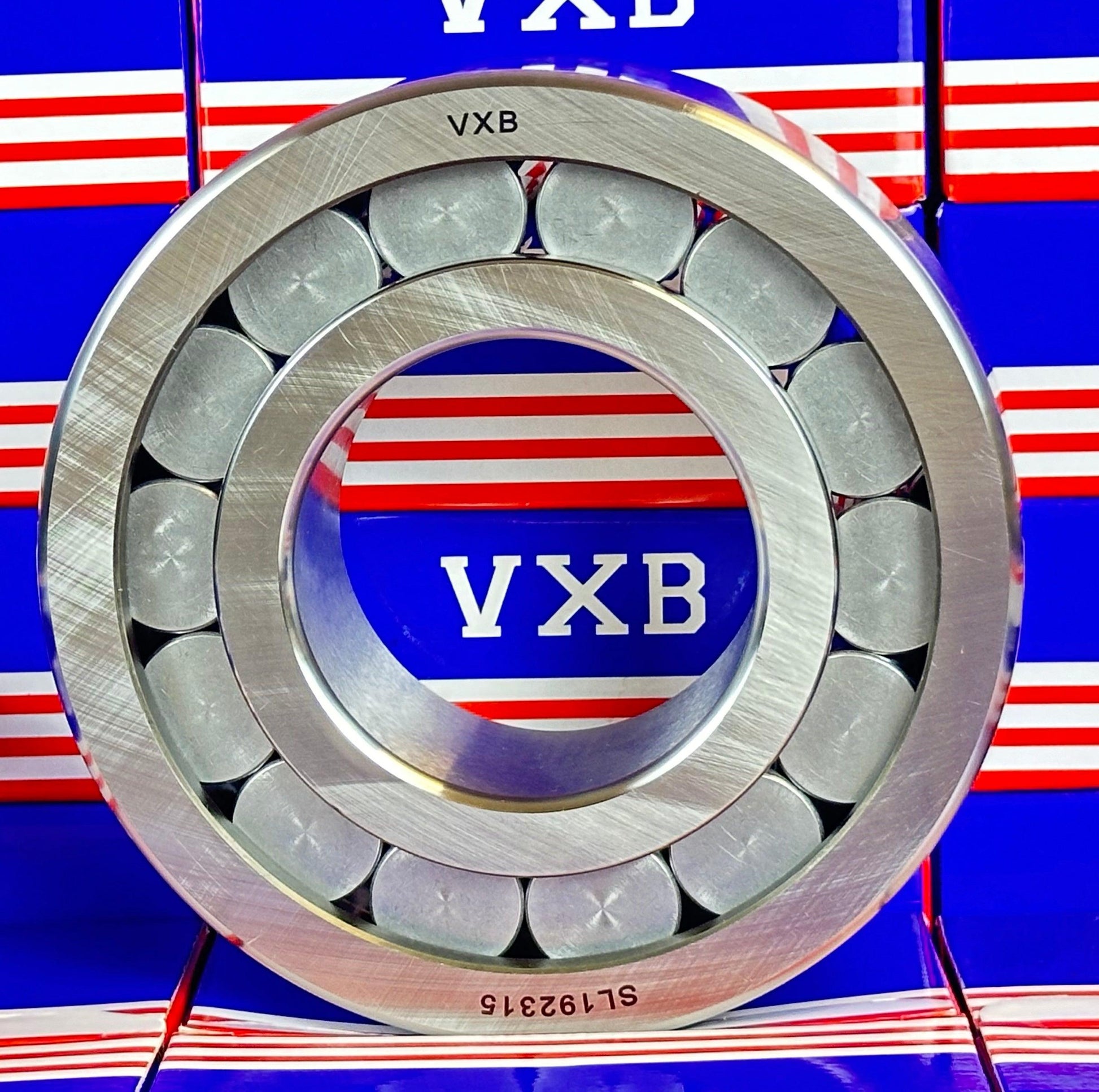 SL192315 Sheave Bearing 2 Rows Full Complement Bearings with Inner Ring 75x160x55mm - VXB Ball Bearings