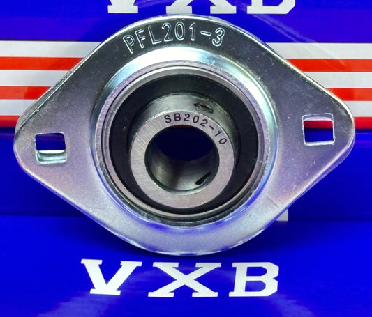 SBPFL202-10 5/8 Pressed Steel Bearing 2-Bolt Flanged Mounted Bearings