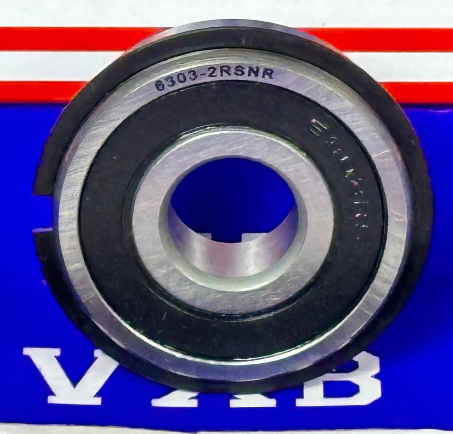 6303-2RSNR Sealed Bearing 17x47x14 with Snap Ring