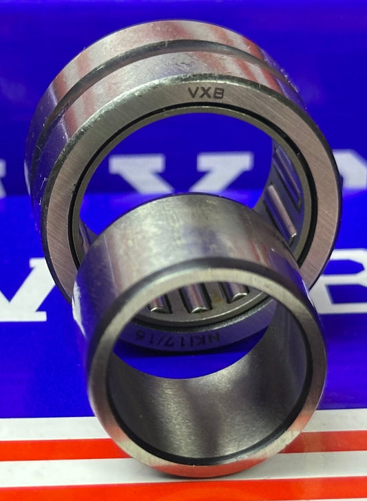 NKI17/16 Machined Needle Roller Bearing 17x29x16mm