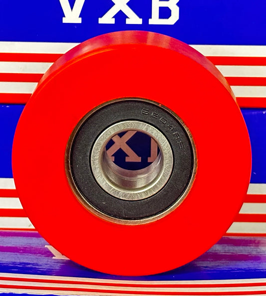 PU2080-25 Sealed Double Track Guide Sliding Roller 20x80x25mm