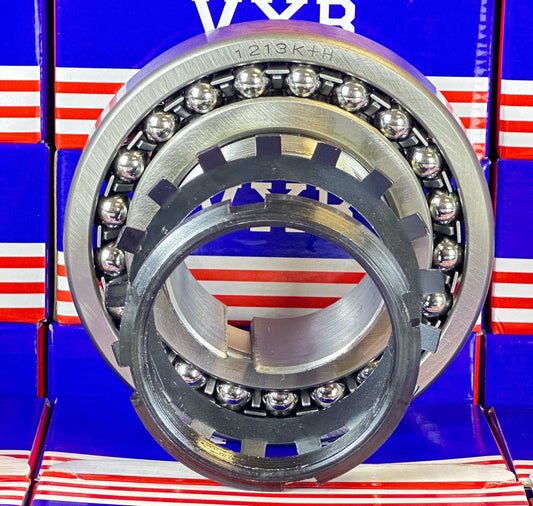 1213K+H Tapered Self Aligning Bearing with Adapter Sleeve 65x130x25 - VXB Ball Bearings