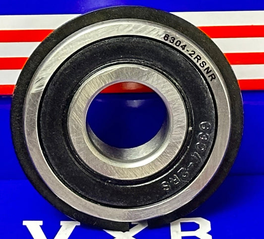 6304-2RSNR Sealed Bearing 20x52x15 with Snap Ring
