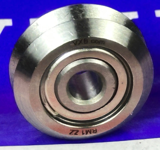 RM1ZZ 3/16 V-Groove Guide Bearing Shielded