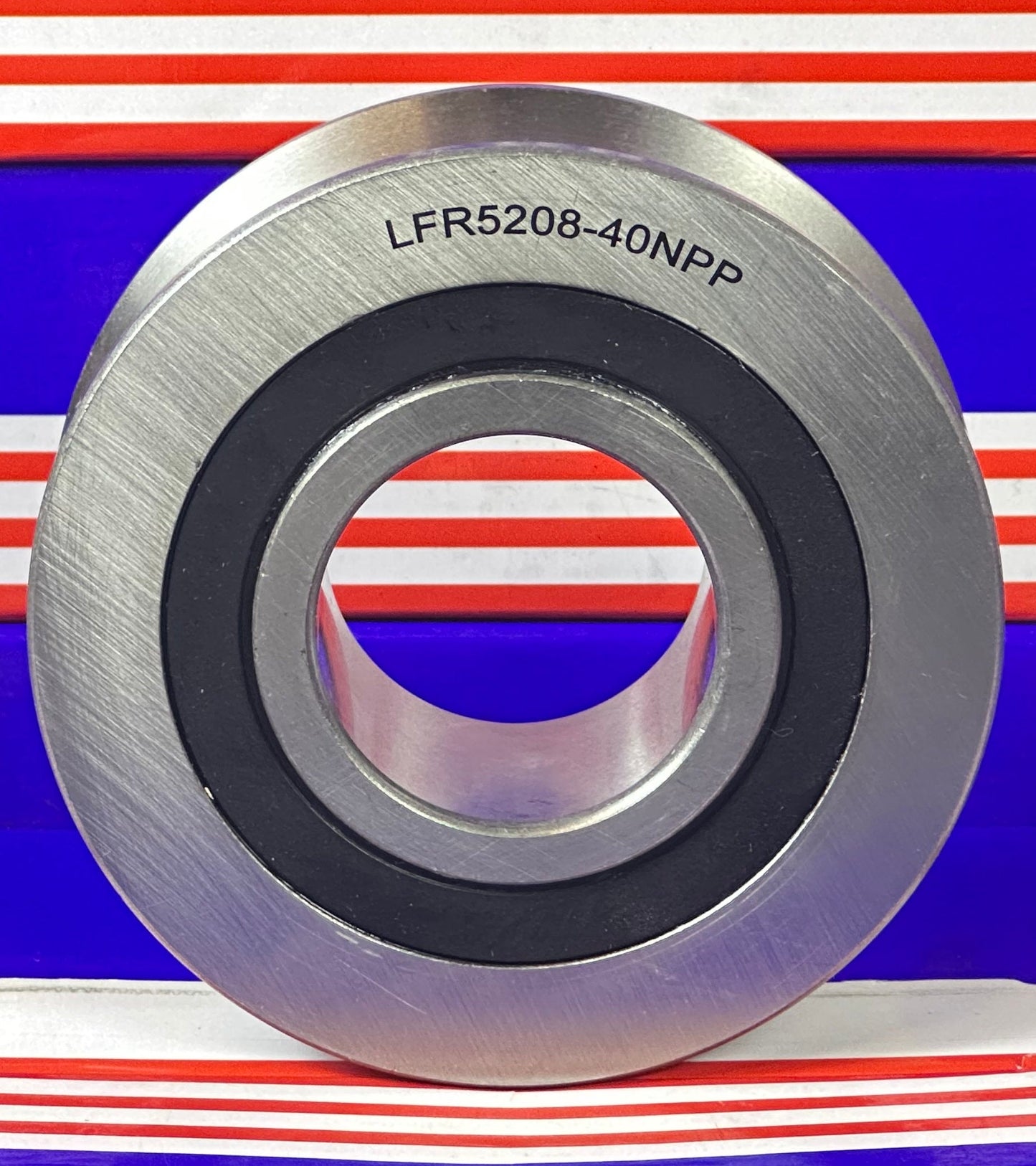 LFR5208-40-2RS 40mm ID x 40mm U Groove Sealed Track Roller Bearing Track