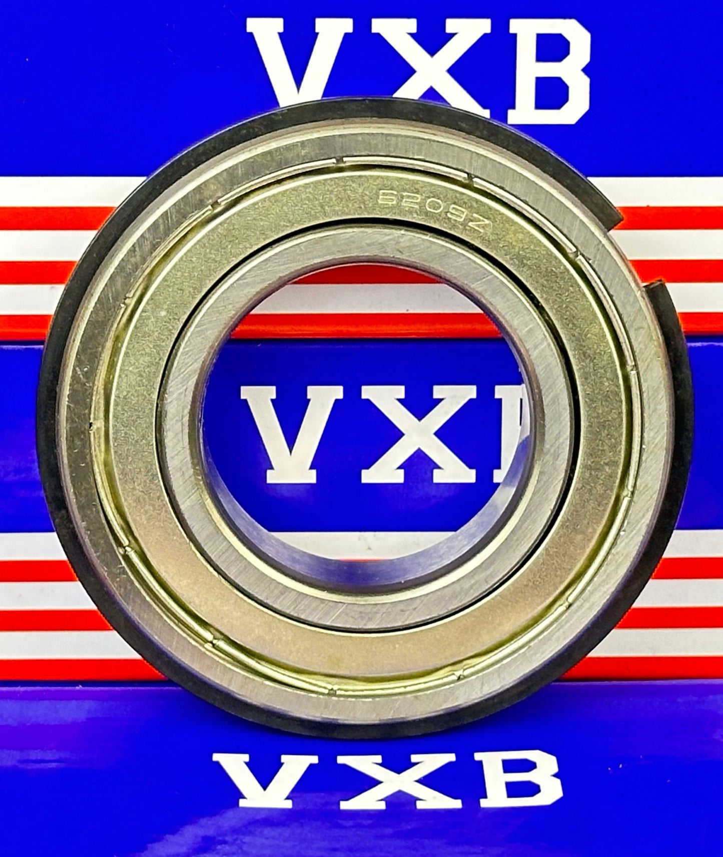 6209ZZNR Shielded Bearing with snap ring groove + a snap ring  45x85x19