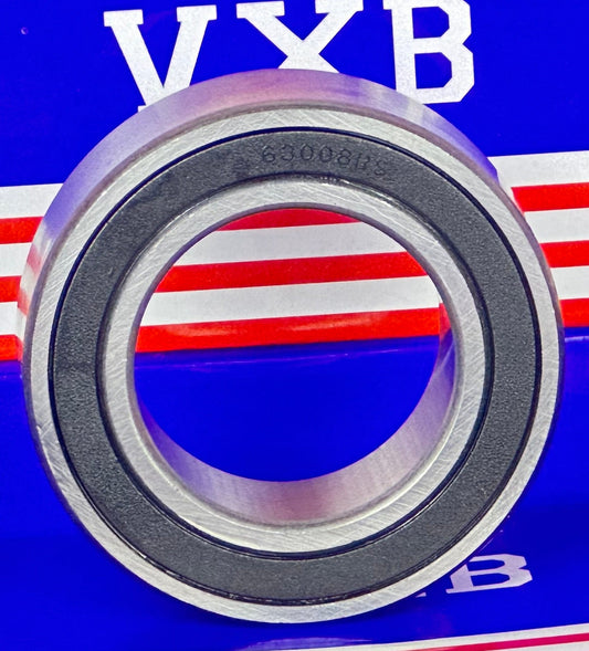 63008-2RS Radial Ball Bearing Double Sealed Bore Dia. 40mm OD 68mm Width 21mm