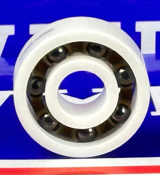 16 Full Ceramic 608 inline/Rollerblade/Skate Bearing: Si3N4 Balls, Nylon Cage 8x22x7