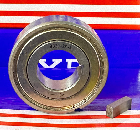 BB20-2K-K One way Bearing Shield Sprag Freewheel Clutch With One Key-way on the inner Ring