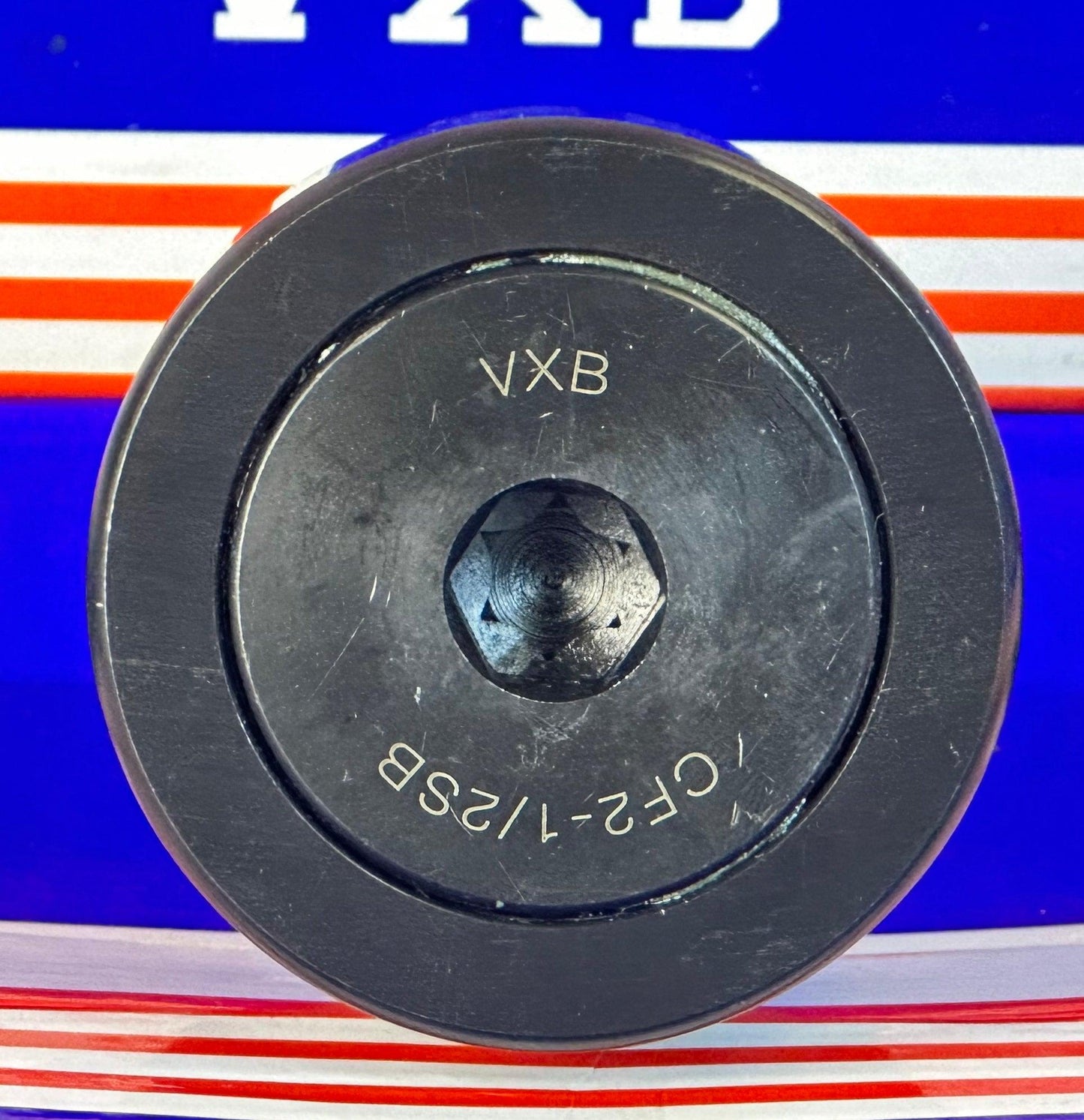 CF2-1/2SB Cam Follower with an extremely fine Needle Roller Bearing 2 1/2"x1 1/2"x1" Inch - VXB Ball Bearings