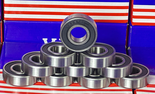 6202RS 15x35x11 Sealed Bearing Pack of 10