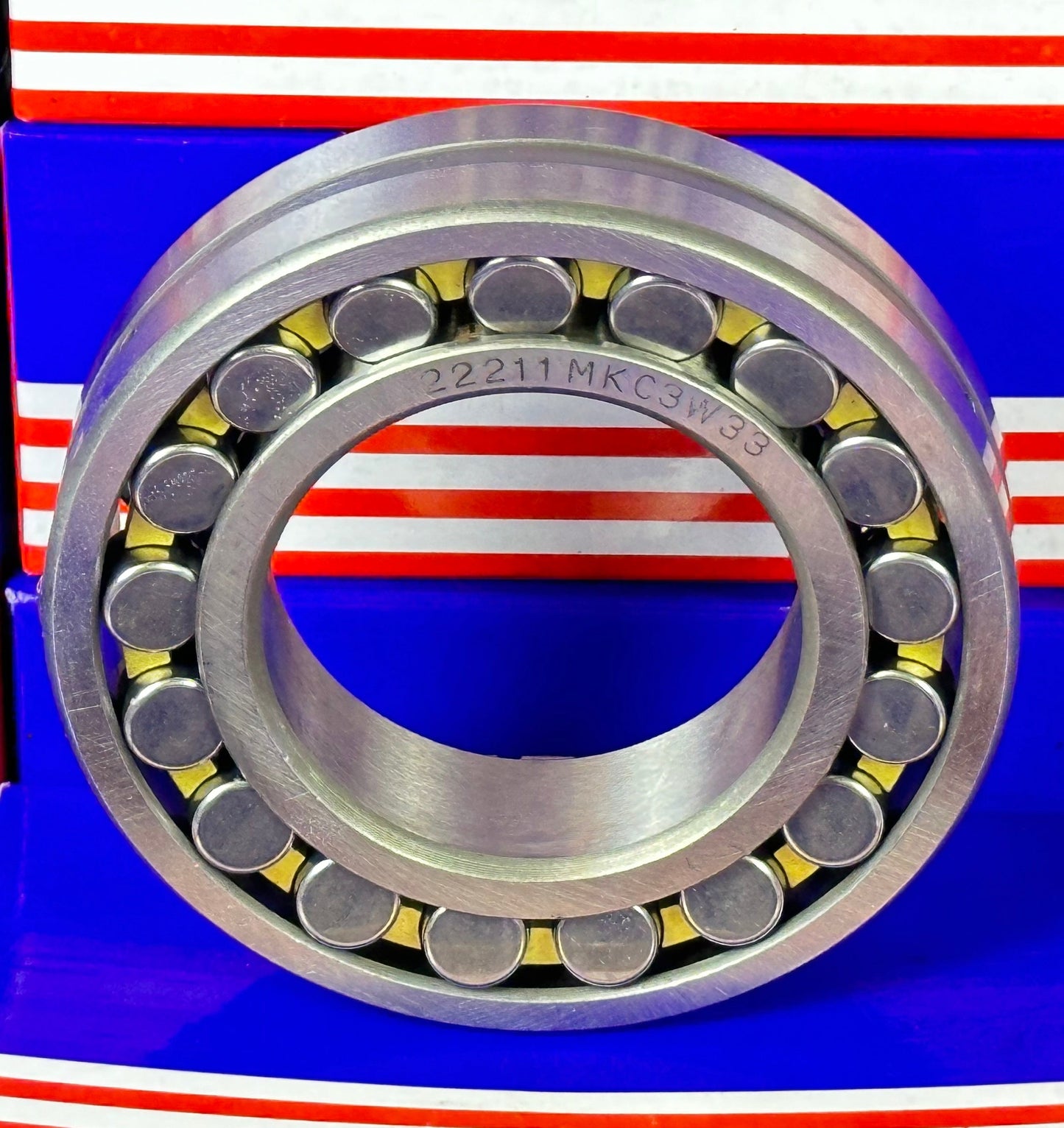 22211MKC3W33 Spherical Roller Bearing 55x100x25 with Tapered Bore