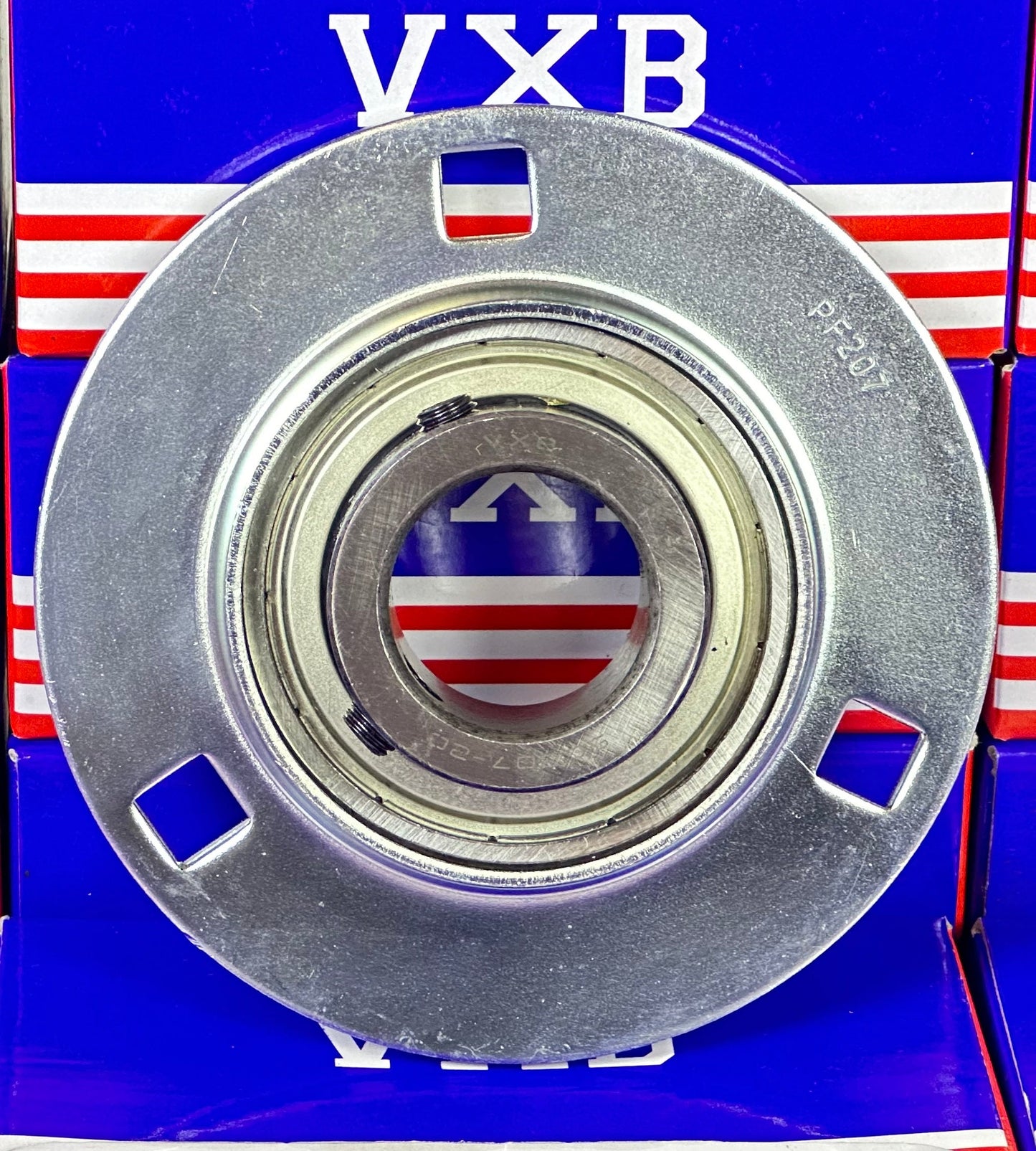 1-1/4"inch Bore 3-Bolt Flanged Mounted SBPF207-20 Pressed Steel Housing Bearing