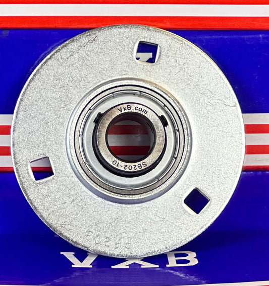 SBPF202-10 5/8 Pressed Steel Bearing 3-Bolt Flanged Mounted Bearings