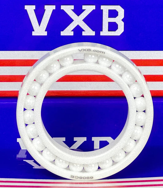 Wholesale Pack of 10 6908 Full Complement Ceramic ZrO2 Bearing 40x62x12