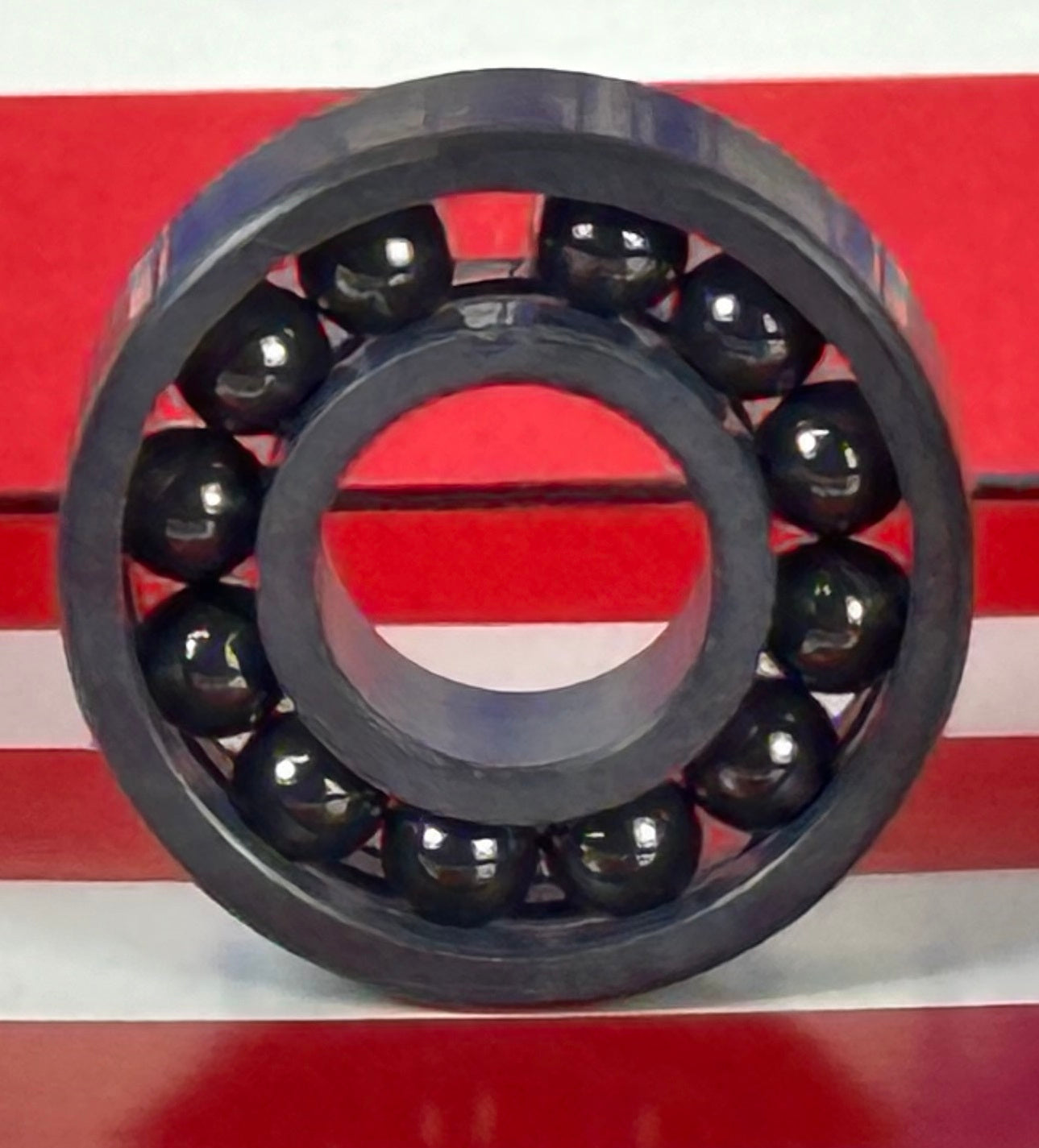 R6 Full Complement Ceramic Bearing 3/8x7/8x9/32 inch Si3N4 Bearings