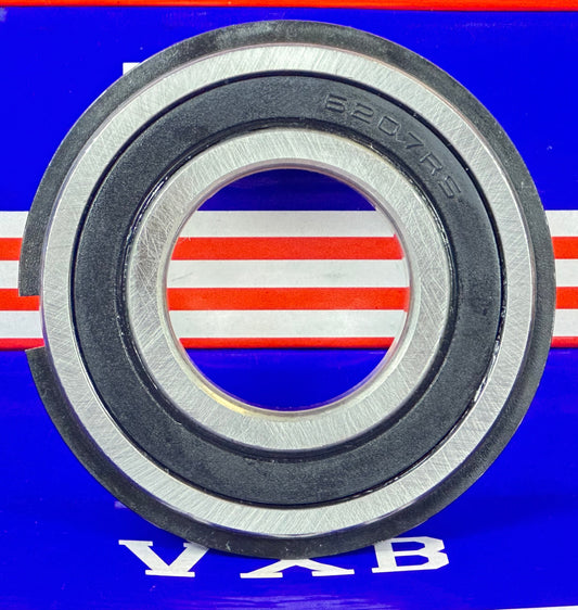 6207-2RSNR Sealed Bearing with Snap Ring 35x72x17