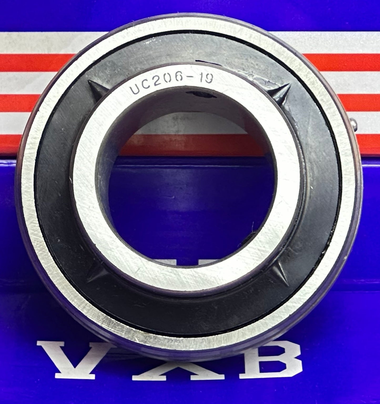 UC206-19 Bearing Insert 1 3/16 Inch Mounted