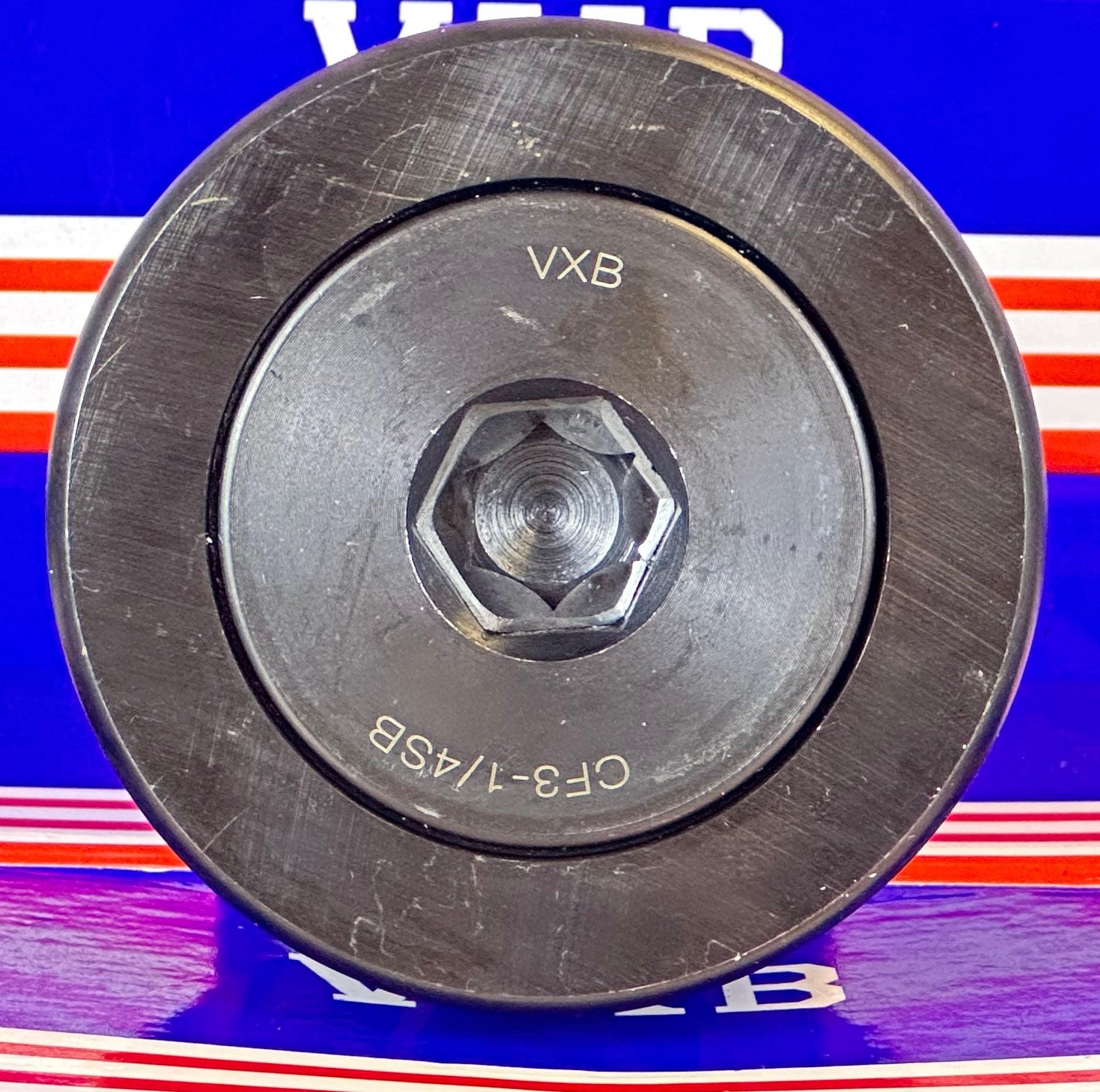 CF3-1/4SB Cam Follower with an extremely fine Needle Roller Bearing 3 1/4"x1 3/4"x1 1/4" Inch - VXB Ball Bearings