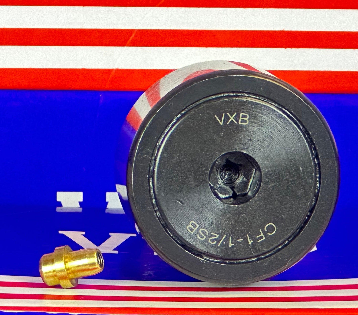 CF1-1/2SB Cam Follower with an extremely fine Needle Roller Bearing 1 1/2"x29/32"x1 1/2" Inch - VXB Ball Bearings