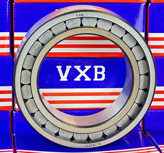SL183018 Sheave Bearing 2 Rows Full Complement Bearings with Inner Ring 90x140x37mm - VXB Ball Bearings