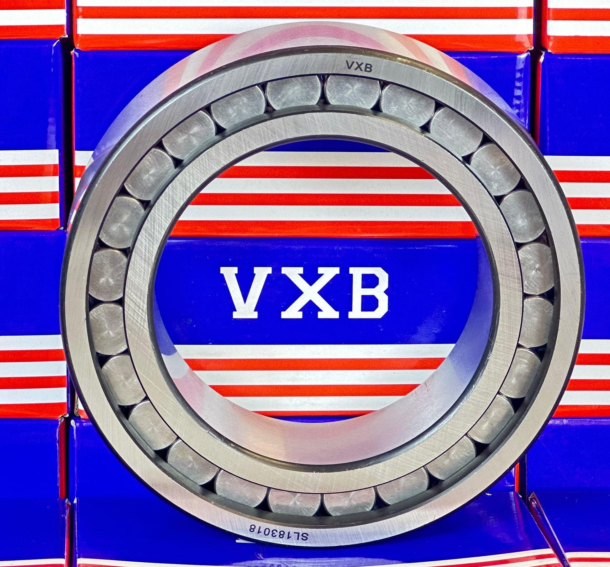 SL183017 Sheave Bearing 2 Rows Full Complement Bearings with Inner Ring 85x130x34mm - VXB Ball Bearings