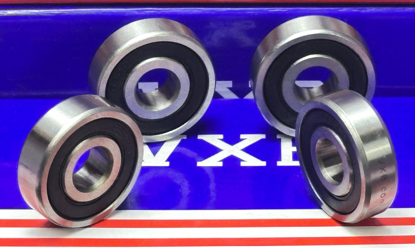 6200-2RS Ball Bearing Dual Sided Rubber Sealed Deep Groove 10x30x9 (4PCS)