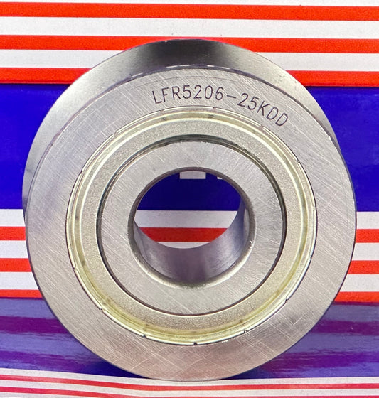 LFR5206-25KDD 25mm ID x 25mm U Groove Track Roller Bearing Track
