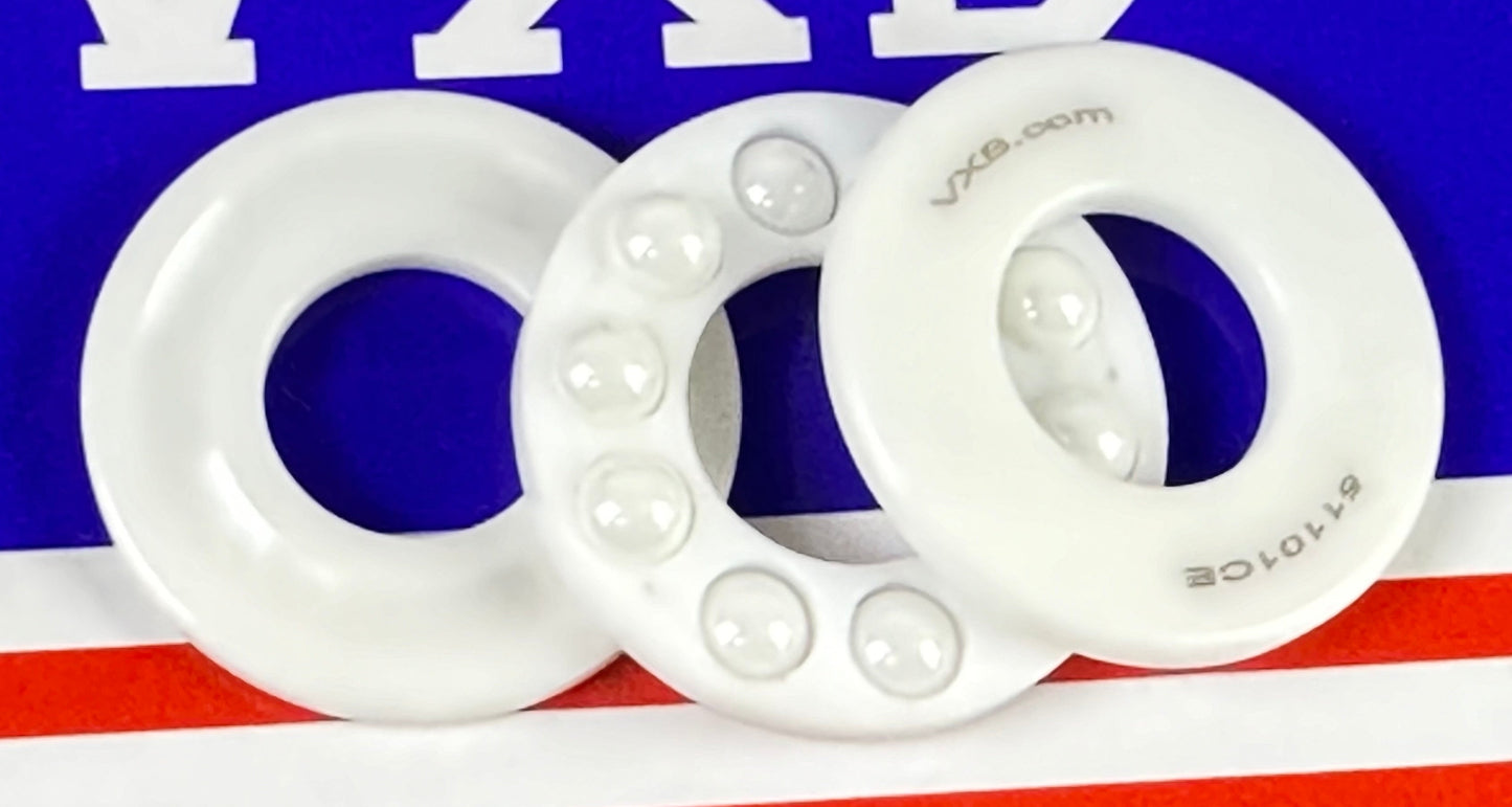 Full Ceramic 51101 Zr02/Zr02 Thrust Ball Bearing 12x26x9mm