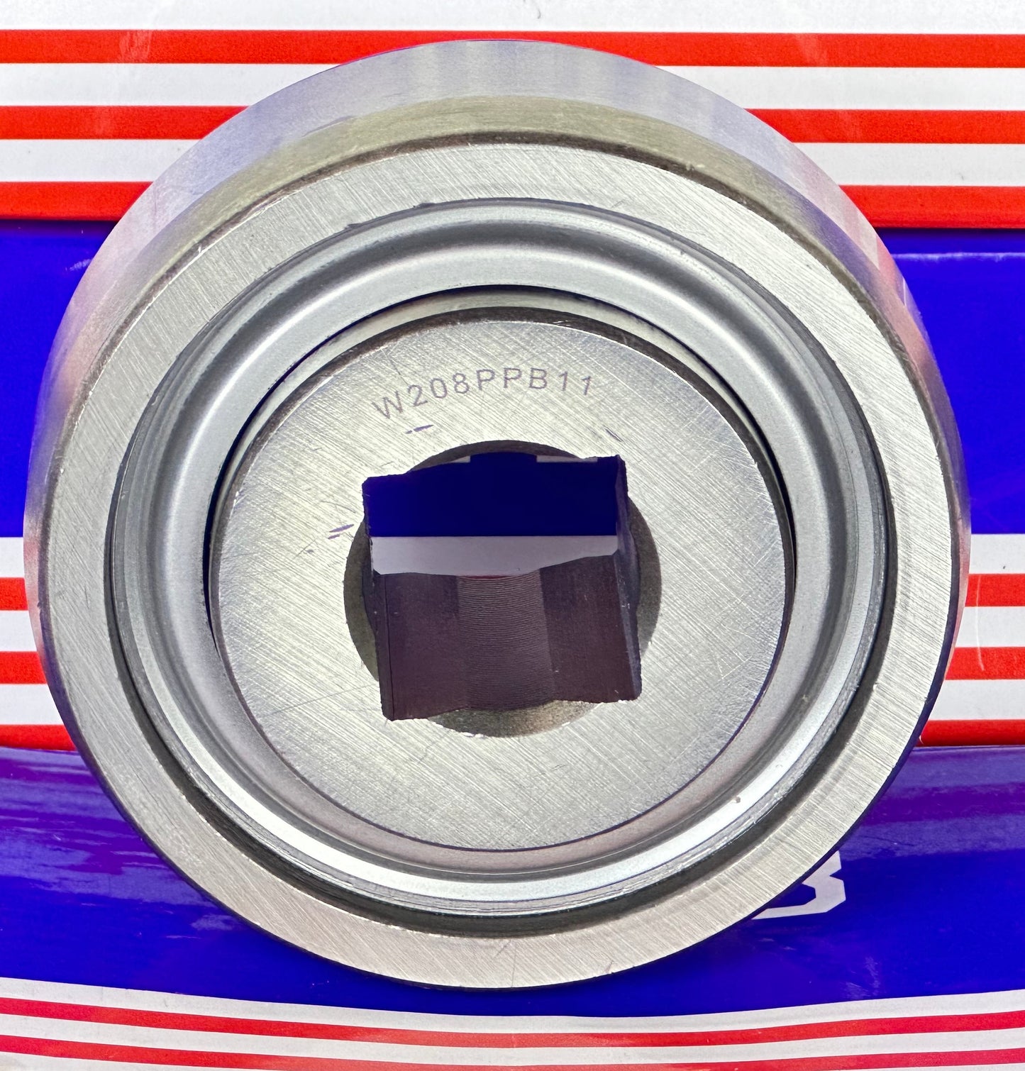 W208PPB11  Relube Square Bore 7/8" inch Bore Bearing