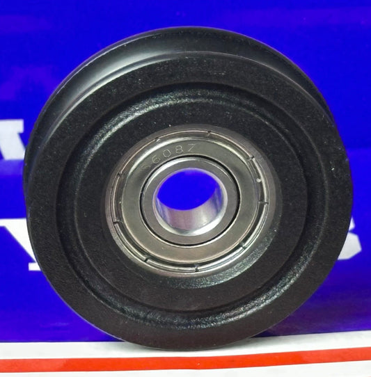 8mm Bore Bearing with OD: 40mm U Groove Plastic Tire  for Sliding Doors