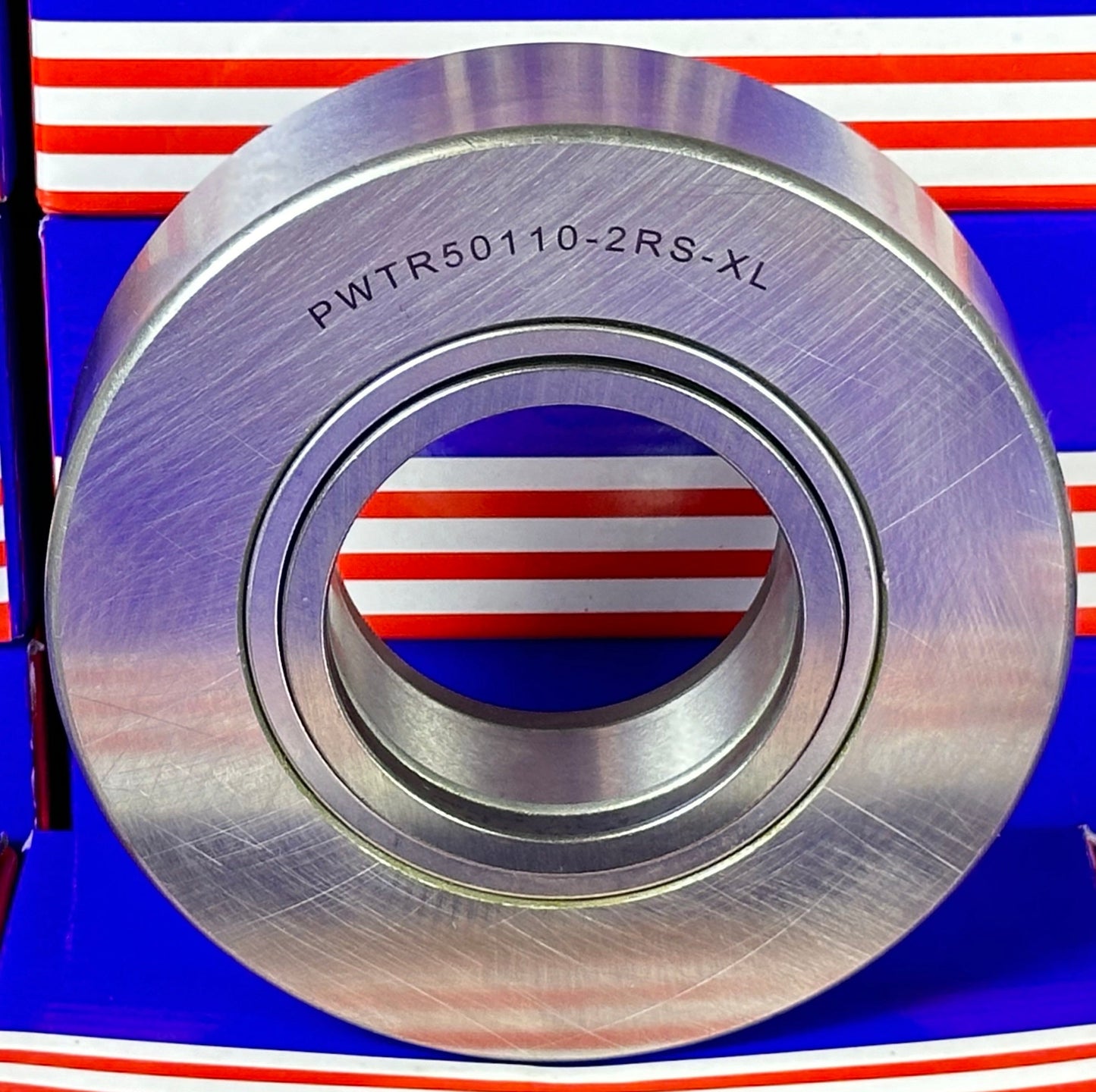 PWTR50110-2RS-XL Track Rollers Bearing Cam Follower with Cylindrical Roller Set with 2 Rubber Seal 50x110x32mm