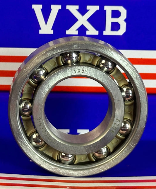 Cryogenic 6206 ABEC 3 with Si3N4 Ceramic Balls Bearing 30x62x16