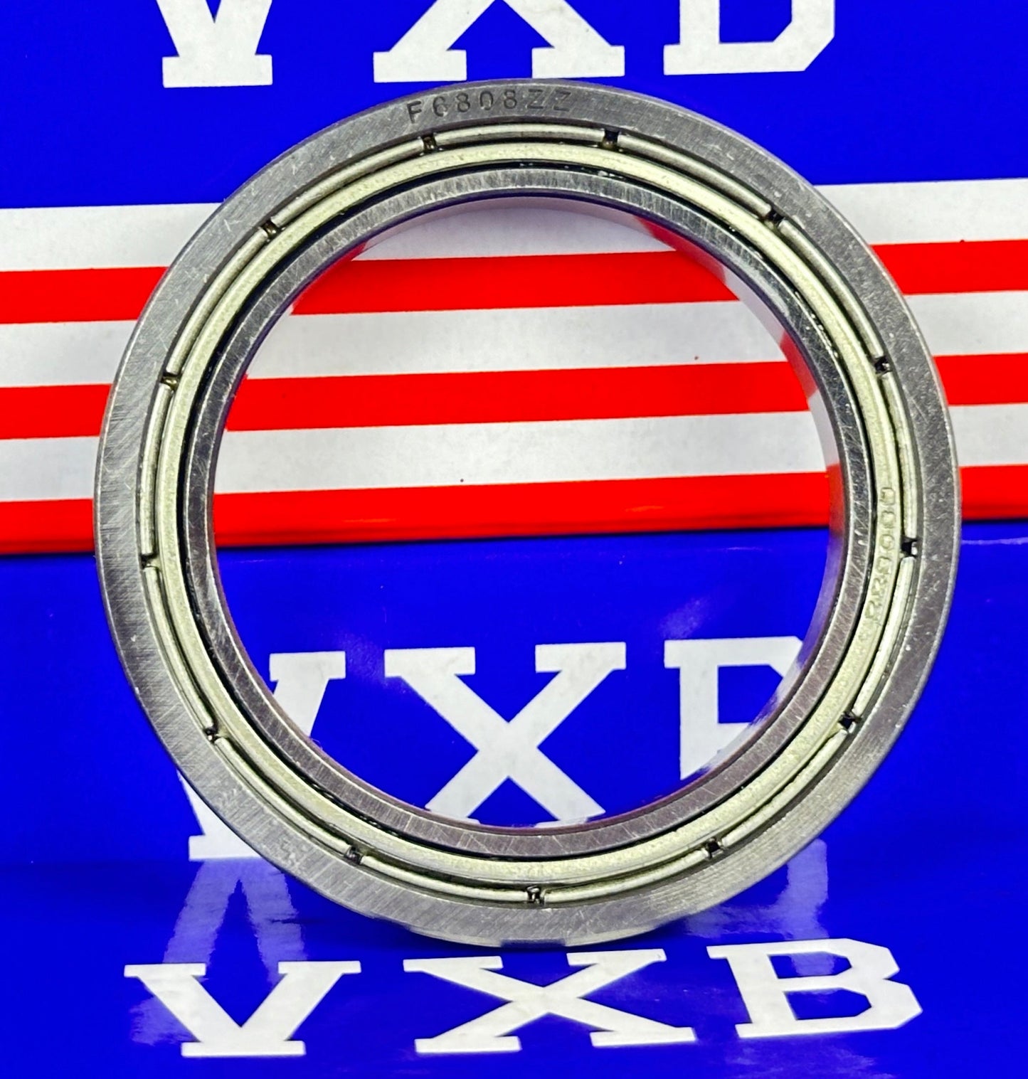 F6808ZZ  Flanged Bearing Shielded Chrome Steel 40x52x7