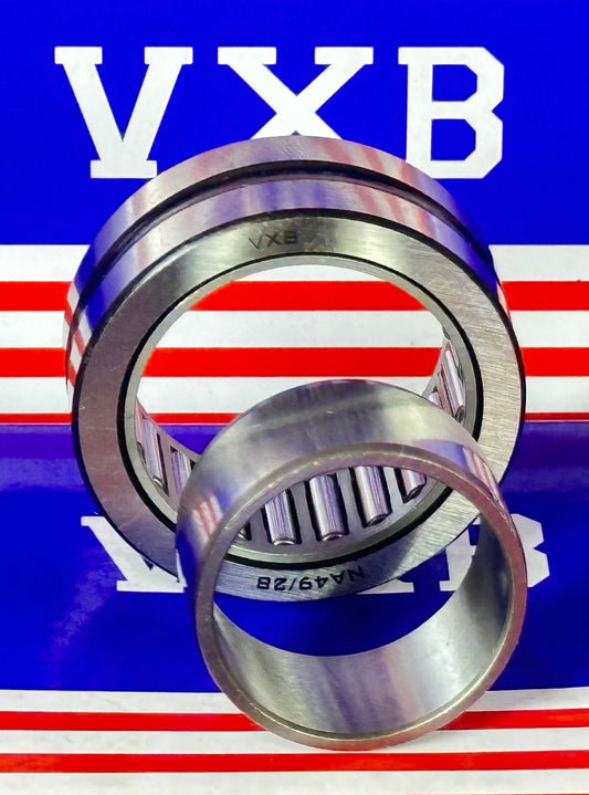 NA49/28 Machined Type Needle Roller Bearing 28x45x17mm with inner Ring