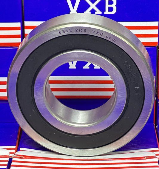 6312-2RS1 Radial Ball Bearing Bore Dia. 60mm OD 130mm Width 31mm