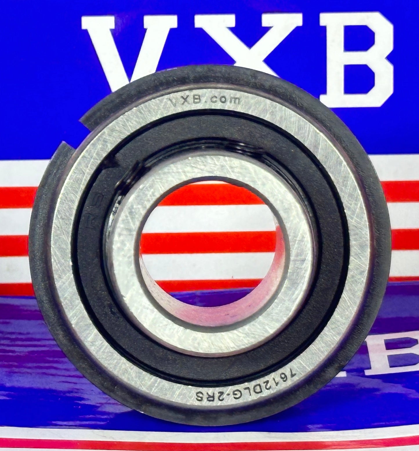 7612DLG-2RS  0.7500" Bore x 1.7500" OD x 0.625" Width Single Row with Snap Ring and Extended inner Ring 1.0920"