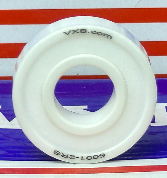 6001-2RS Full Ceramic Sealed Bearing 12x28x8 ZrO2
