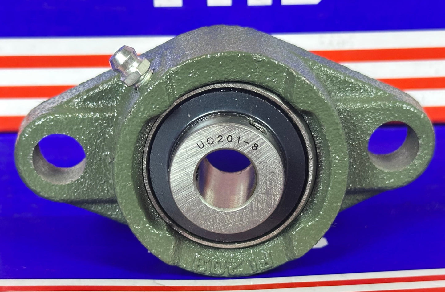1/2 Bearing UCFL201-8 + 2 Bolts Flanged Cast Housing Mounted Bearings