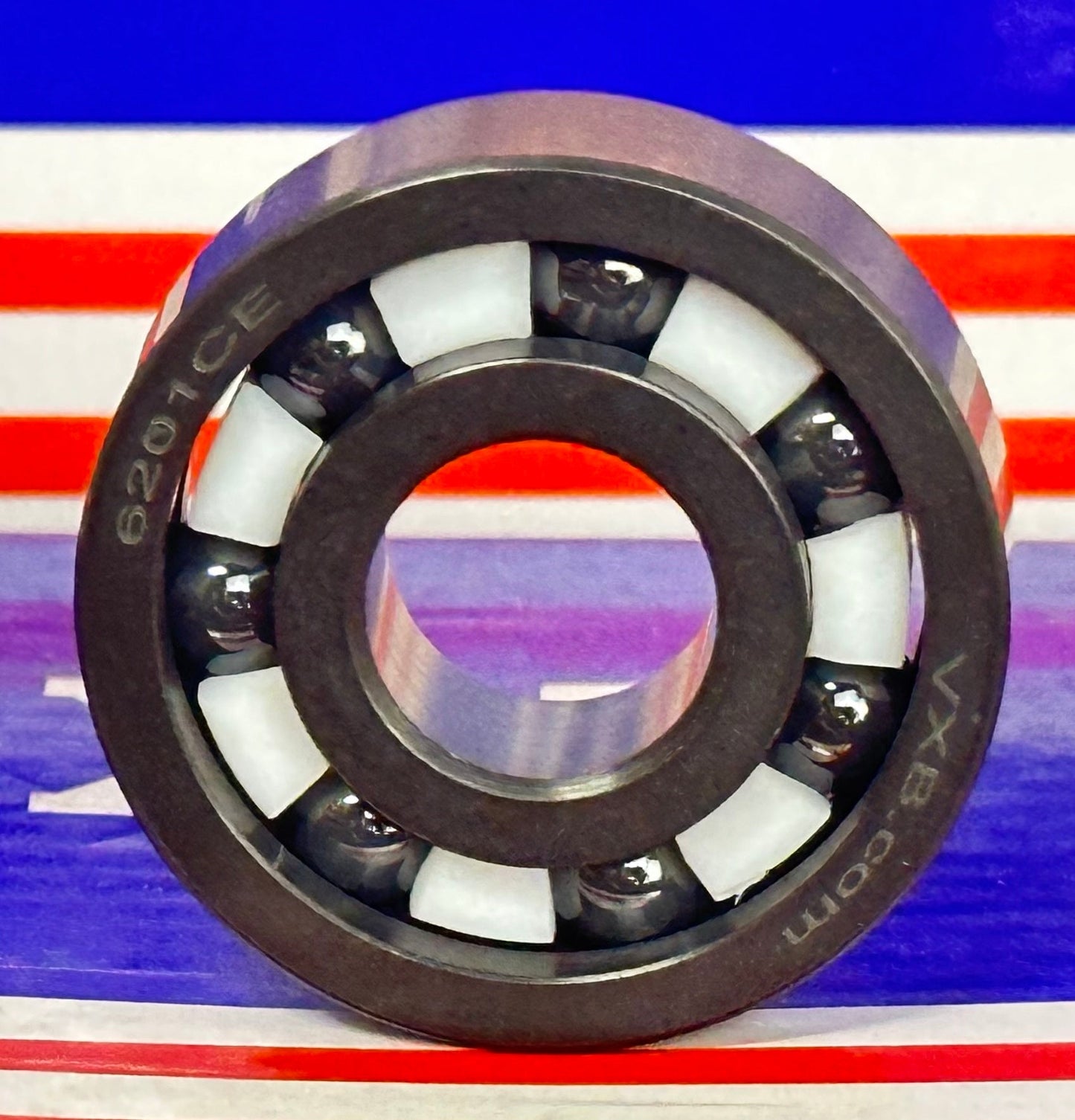 6201 Full Ceramic Bearing 12x32x10 Si3N4/PTFE