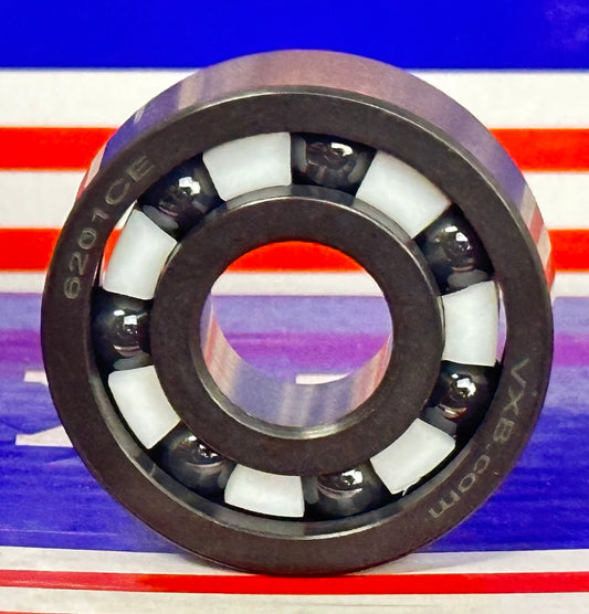 6201 Full Ceramic Bearing 12x32x10 Si3N4/PTFE
