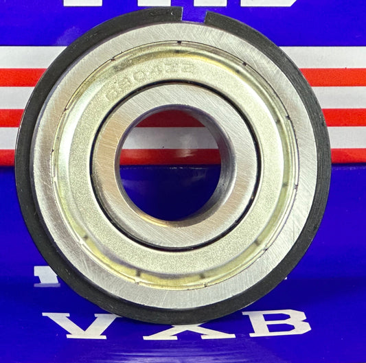 6304ZZNR Shielded Bearing with snap ring groove + a snap ring  20x52x15