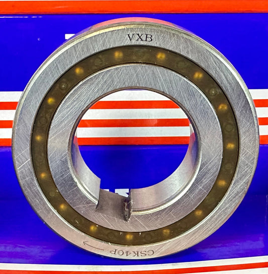 CSK40P One way Bearing  Sprag Freewheel Clutch Bearings With One Key-way on the inner Ring