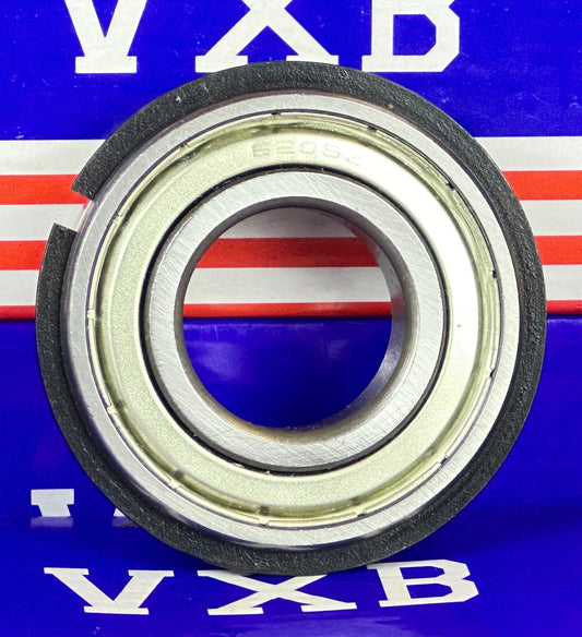 6205ZZNR Shielded Bearing with snap ring groove + a snap ring 25x52x15