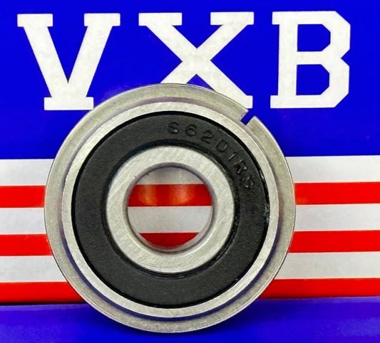 S6201-2RSNR Stainless Steel Bearing 12x32x10 Sealed With Snap Ring