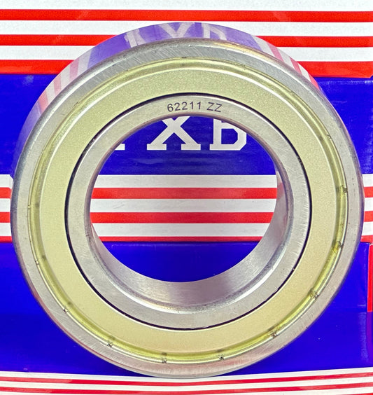 62211 ZZ  55x100x25 Shielded Deep Groove Ball Bearing