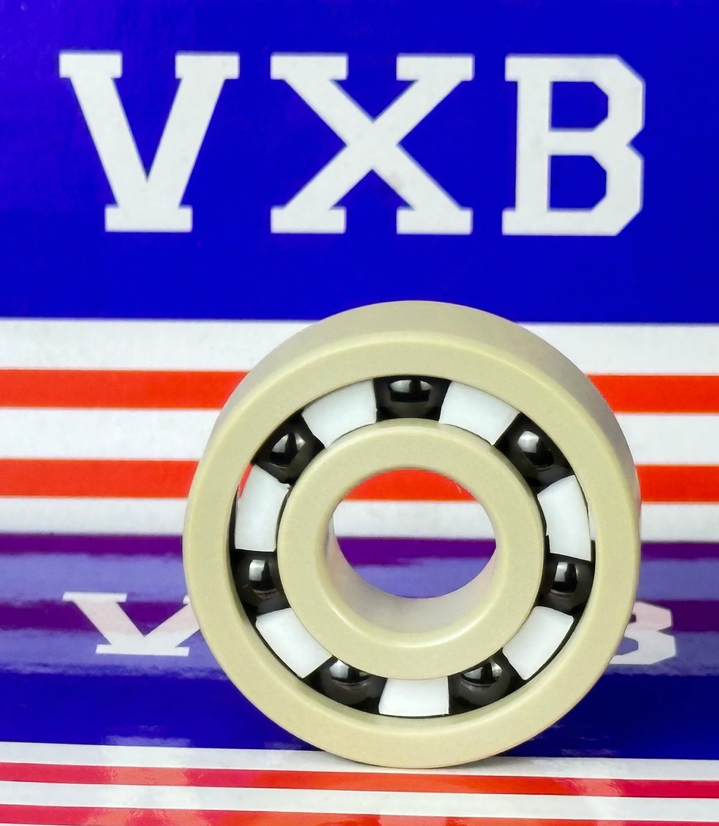 PEEK 6201 Ball Bearing PTFE cage Si3N4 Ceramic Balls 12x32x10