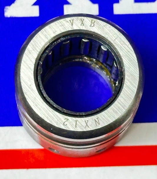 NX12 Needle Roller / Full Comp Thrust Ball Bearing with Closure Ring 12x21x18mm