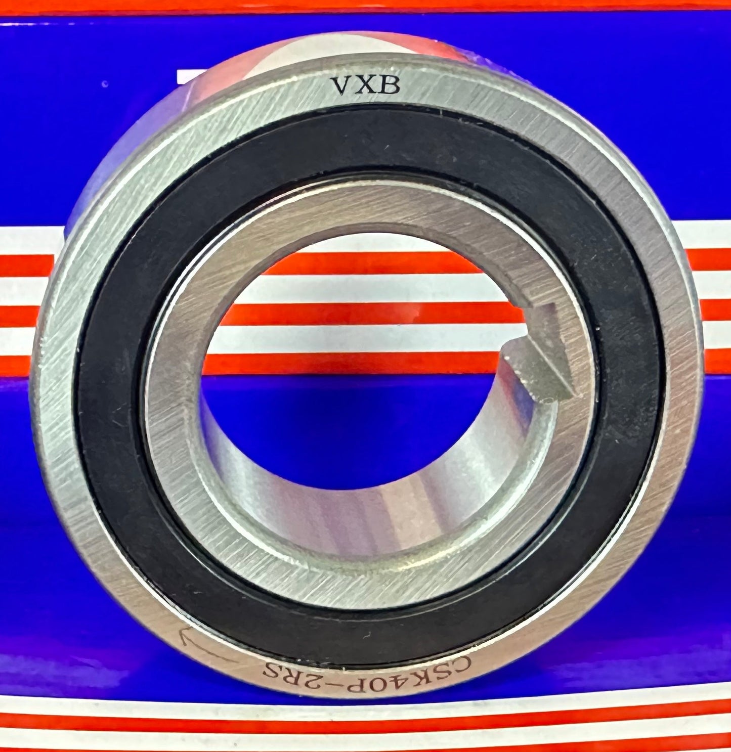 CSK40P-2RS One way Bearing Sealed Sprag Freewheel Clutch Bearings With One Key-way on the inner Ring